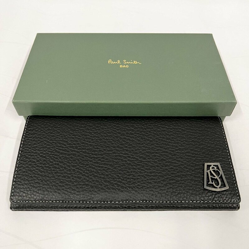 Paul Smith ポールスミス 長財布＜財布＞二つ折り カード入れ レザー ブラック ブランド メンズ カード入れ 札入れ