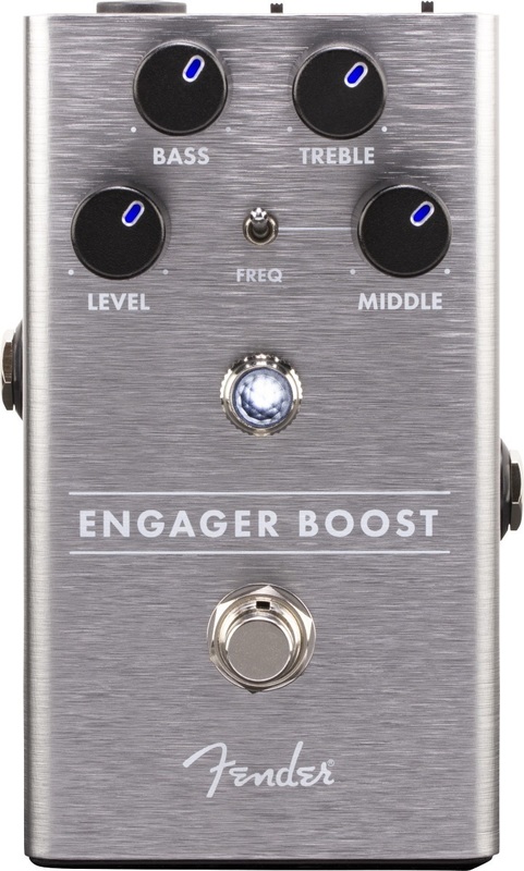 Fender フェンダー ENGAGER BOOST クリーンブースター　クリーンブーストペダル 高い耐久性を誇るアルミ削り出し筐体