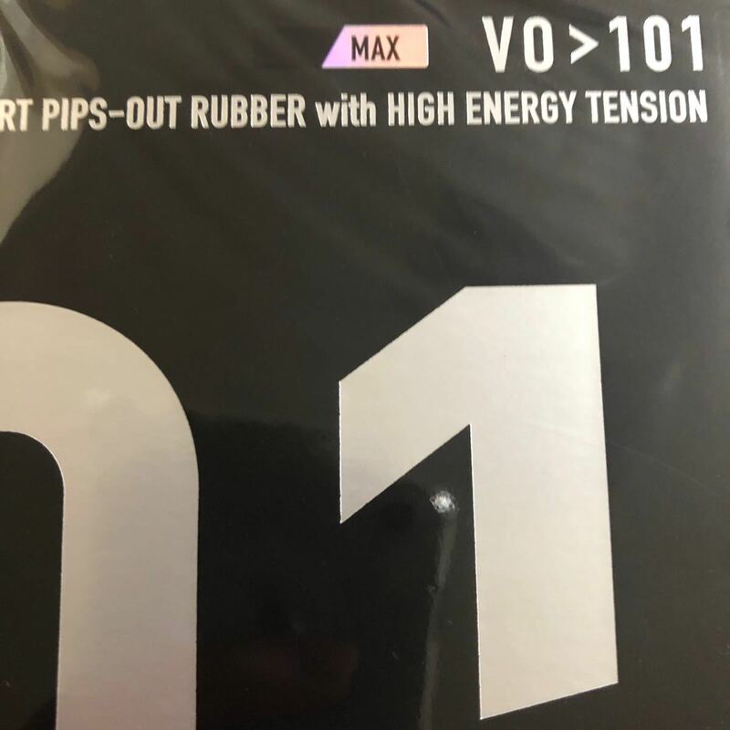 送料140円　卓球　同梱可能 ラバー　新品未開封　victas vo 101 マックス　MAX 黒　ブラック　表ソフト