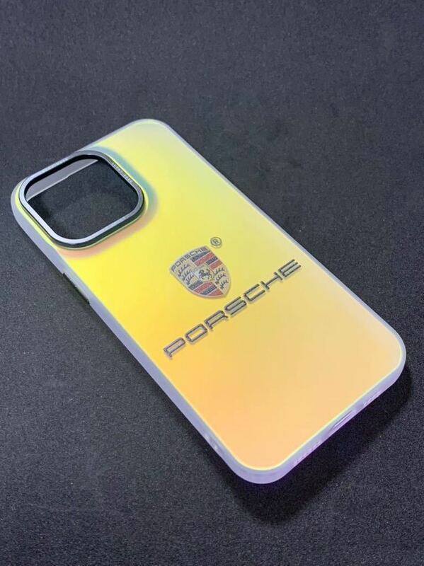 iPhone 15Pro ポルシェ　携帯ケース　携帯カバー　携帯カバー　アルミ　シリコン　ブルーライト　液晶ケース620h