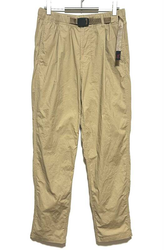 【美品】GRAMICCI WEATHER TUCK TAPERED PANTS（M）ベージュ グラミチ クライミング ウェザー タック ストレッチ テーパード パンツ