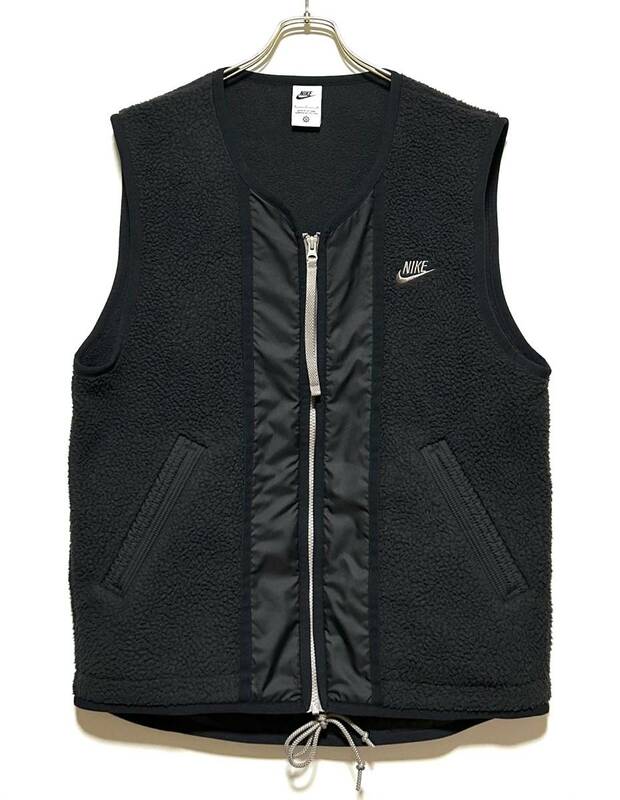 NIKE NSW SPE+ SHERPA VEST（M）黒 ナイキ シェルパ ボア フリース ベスト