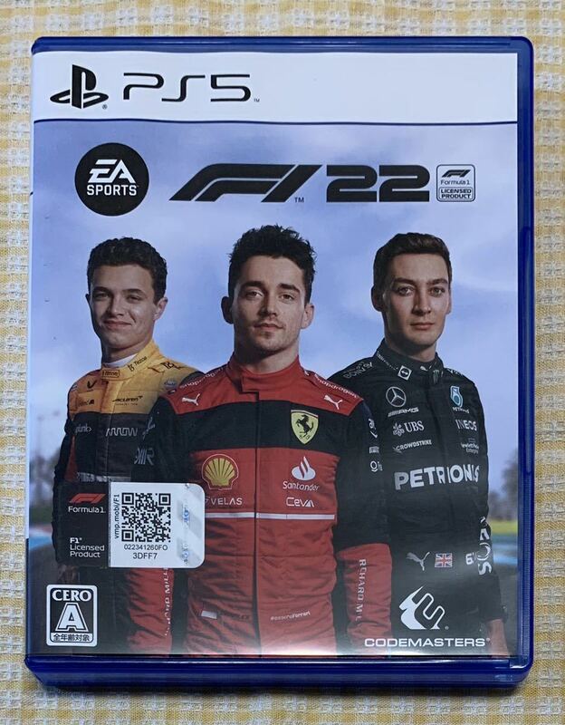 ●【中古】PS5 タイトル EA SPORTS F1 22 エレクトロニック・アーツ