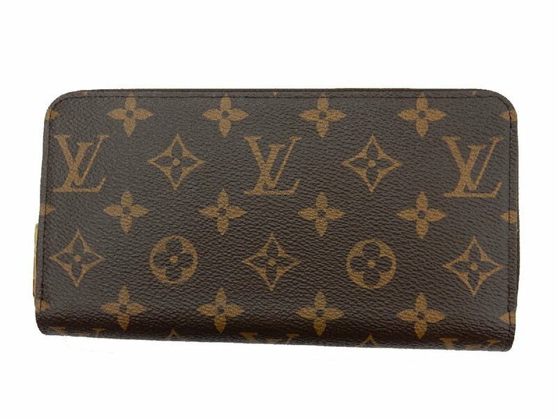 RFID【未使用】ルイヴィトン/LOUIS VUITTON モノグラム ジッピーウォレット M42616 ブラウン 長財布