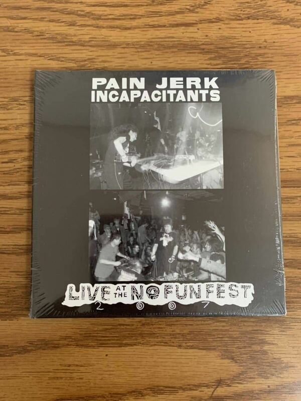 新品 Pain Jerk Incapacitants Live At The No Fun Fest ペインジャーク インキャパシタンツ Harsh Noise ハーシュノイズ Carlos Giffoni