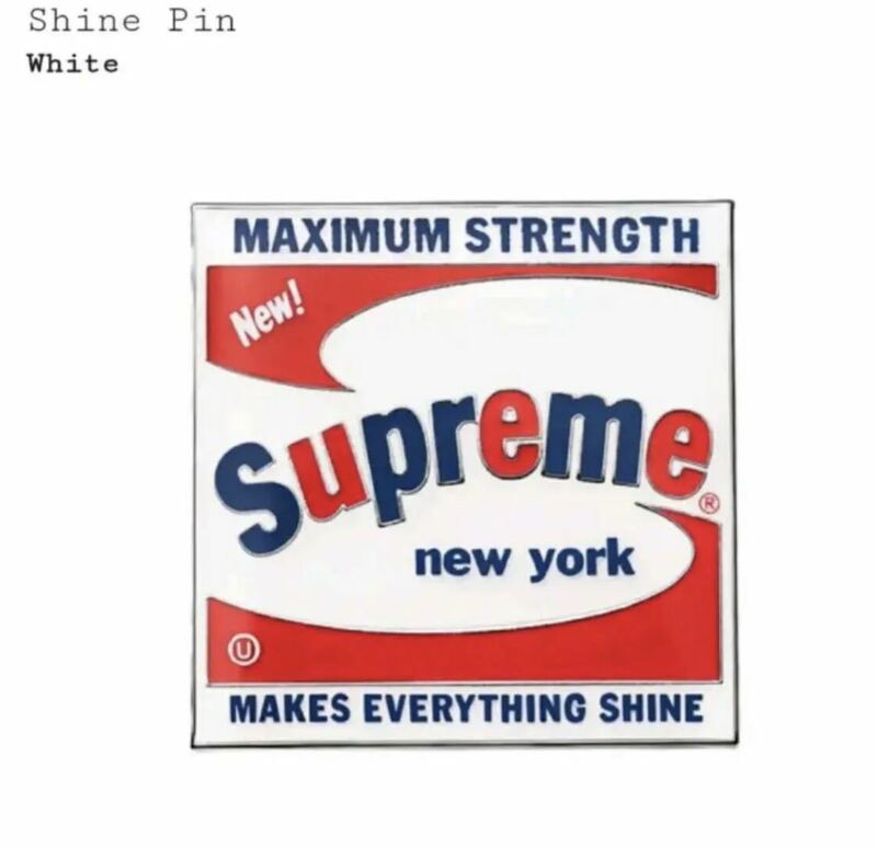 【Supreme】shine Pin ピンバッチ 新品 激レア / ピンバッジ ピンズ PIN シュプリーム ボックスロゴ BOXロゴ BOXLOGO ノベルティ セット