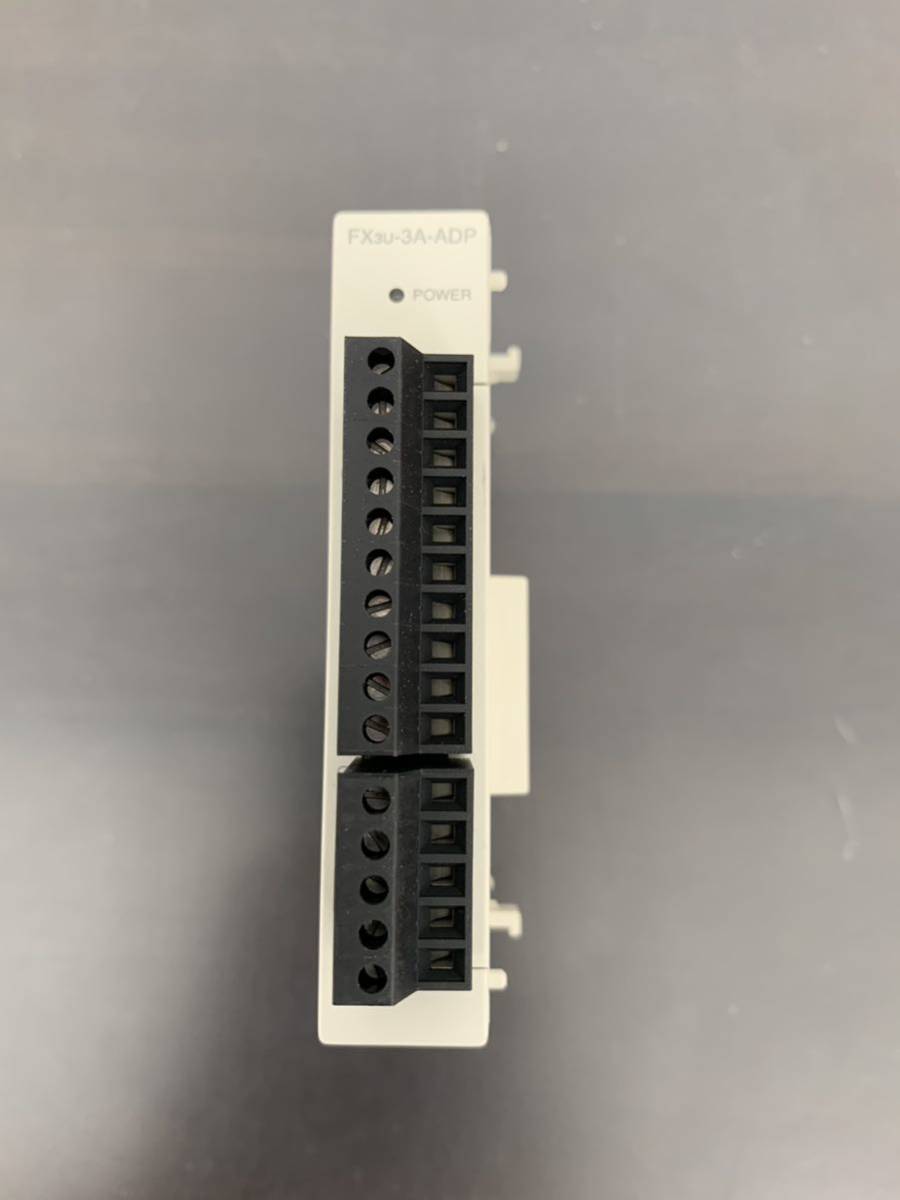 ★現状品★MITSUBISHI 三菱電機 PLC FX3U-3A-ADP アナログ入出力アダプタ