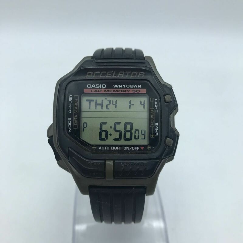 CASIO カシオ ACL-200 ACCELATOR アクセレーター 稼働品 ビンテージ 腕時計 ベルト非純正