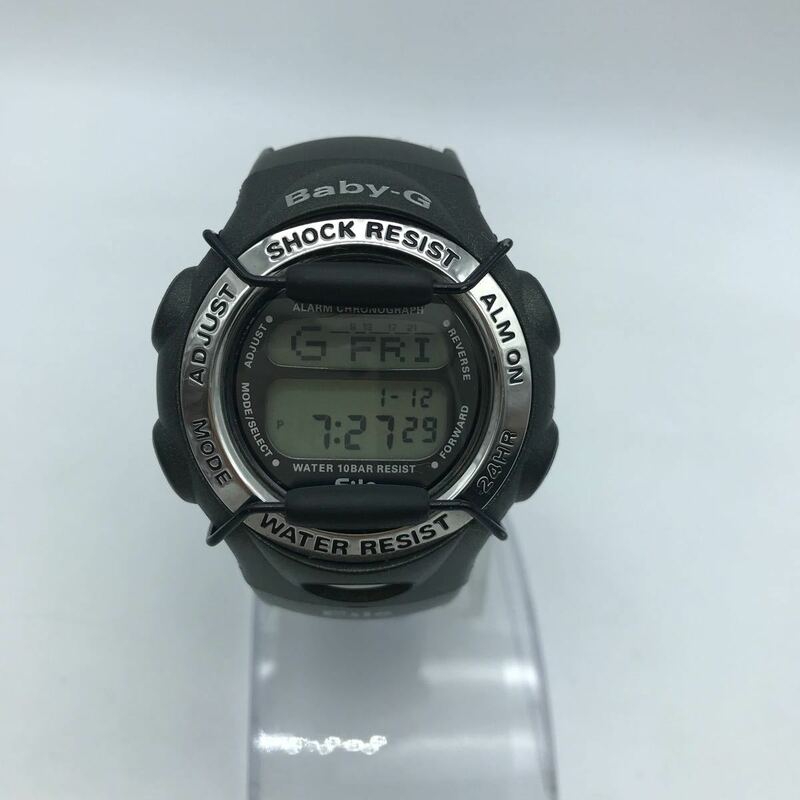 CASIO カシオ Baby-G File 黒 BGF-119 腕時計 動作品