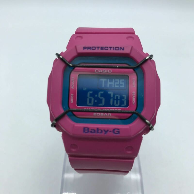 CASIO カシオ Baby-G 腕時計 BGD-501 動作品 ピンク デジタル プロテクター