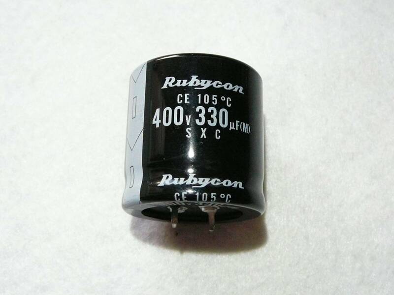 ■新品・ルビコン 105℃ 電解コンデンサ 【330μF 400V】 Type:SXC