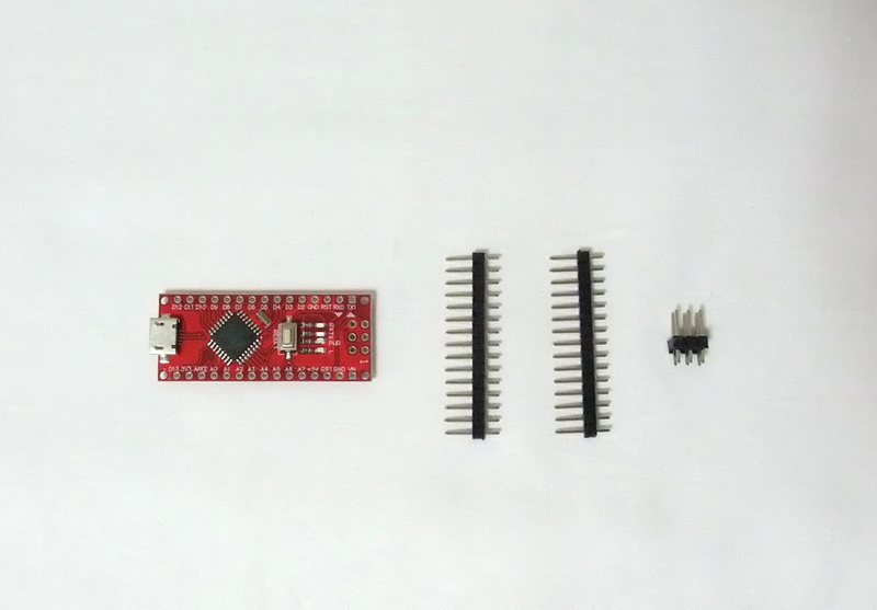 Arduino Nano 3.0 互換品（ATmega168P、Micro USB、CH340、新品）