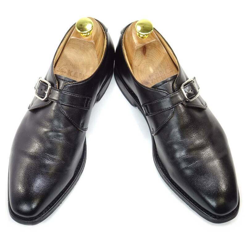 即決 REGAL Worth collection 24.0cm モンクストラップ リーガル メンズ 黒 ブラック 本革 レザーシューズ 本皮 ビジネス 通勤 革靴 紳士靴