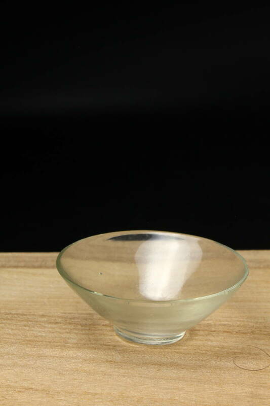 280 江戸ガラス（無色）酒杯　鉛ガラス 江戸硝子