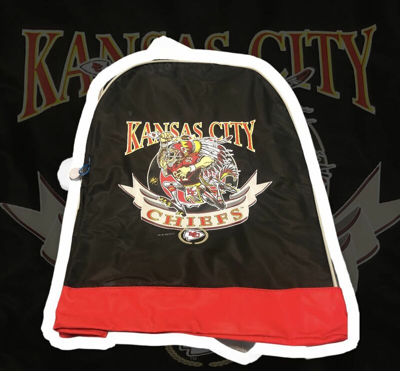 DEADSTOCK 90s NFL カンザスシティ　デッドストック　kids バック　当時物 新品未使用　vintage カレッジ チーフス KansasCity Chiefs KC