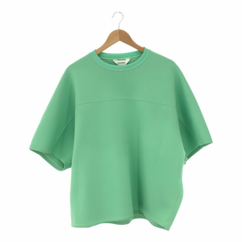 DIGAWEL ディガウェル Tシャツ サイズ1(Sサイズ程度) BONDING DOLMAN SLEEVE T-SHIRT MINT GREEN