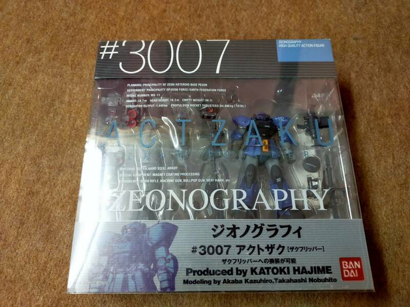 ★新品未開封　GUNDAM FIX FIGURATION ZEONOGRAPHY GFF ジオノグラフィ　#3007 アクトザク ザクフリッパー★