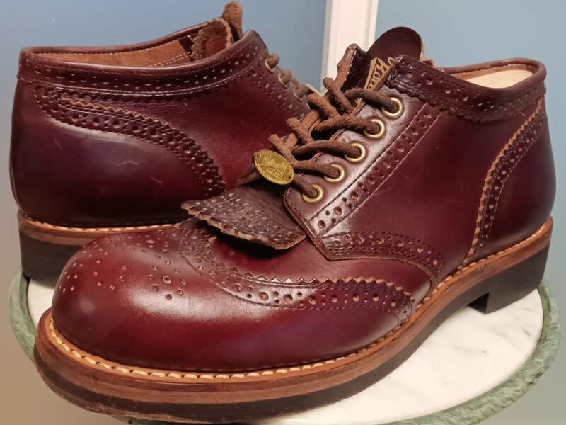 美品 ROLLING DUB TRIO ローリングダブトリオ COUPEN BROGUE OIL BURGUNDY コペン ブラーグ オイルバーガンディ 26.5 コペン