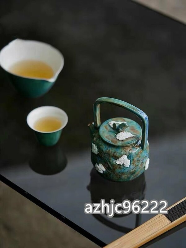 超人気☆職人手作り 陶器 煎茶道具 茶壺 茶壷 茶器 茶道具 容量：220ML