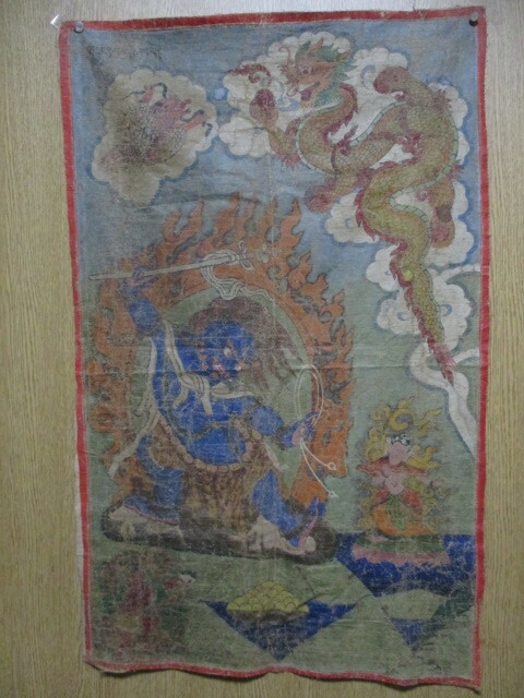 チベット密教　曼荼羅　タンカ　Q42-2
