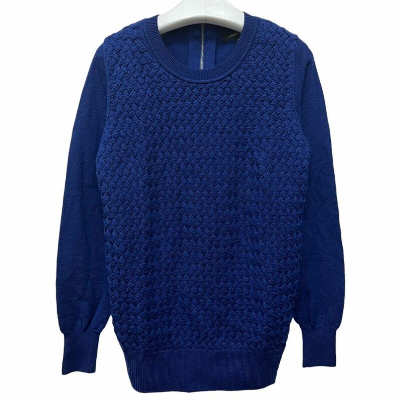 LAUTREAMONT / ロートレアモン レディース ニット セーター ブルー ウール100% 40サイズ O-2040