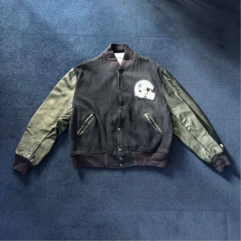 激レア 90s Vintage Cowboys Starter Varsity Jacket XL スタジャン 袖レザー