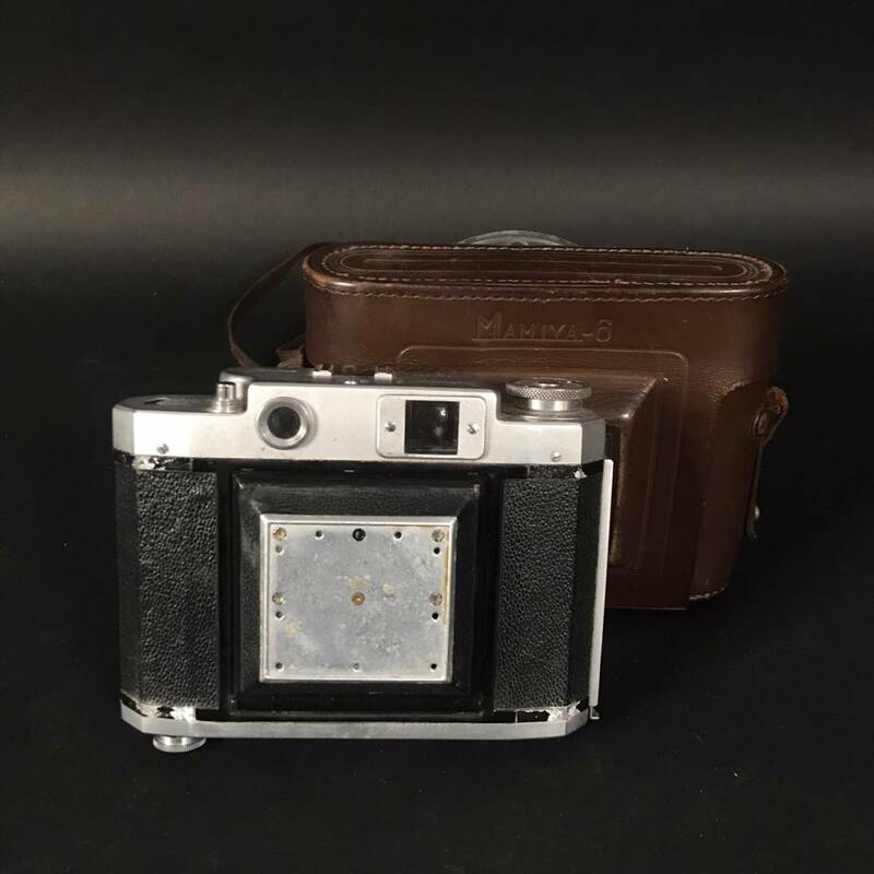 TA1010-1-3 MAMIYA-6 OLYMPUS ZUIKO F.C 3.5 7.5cm マミヤ 蛇腹 カメラ 現状品 60サイズ