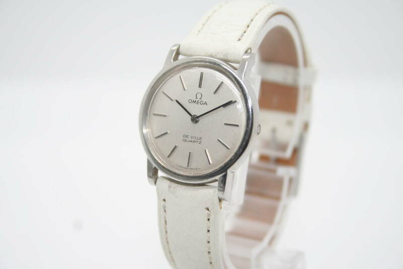 【良品 保障付 動作確認済】OMEGA De Ville Quartz Push Crown Ladies 5910.012 オメガ デビル デヴィル レディース 時計 クオーツ #W539