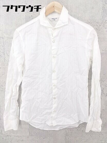 ◇ EDIFICE エディフィス 長袖 シャツ サイズ40 オフホワイト メンズ