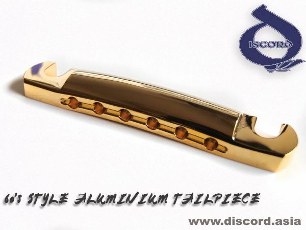 ★60's STYLE ALUMINIUM TAILPIECE アルミテールピース GOLD 3