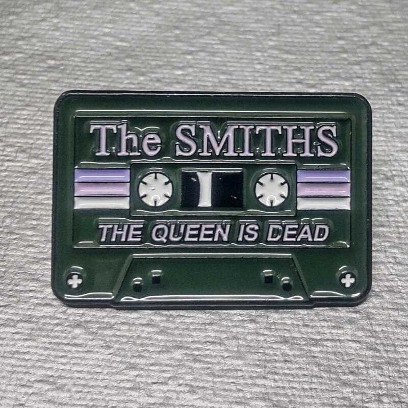 カセットテープ THE SMITH ピンバッジ ピンズ■The Queen Is Dead スミス ロック バンド ROCK モリッシー マンチェスター パンク Tシャツ
