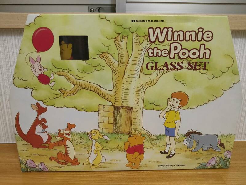 【未使用品】くまのプーさん(Winnie the Pooh)　グラスセット
