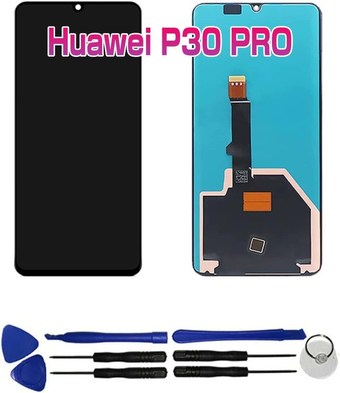 OYOG Huawei P30 PRO LCD 画面修理交換用 タッチパネル 液晶パネル ガラス スクリーン修理パーツ デジタイザ 修理工具セット付き(黒