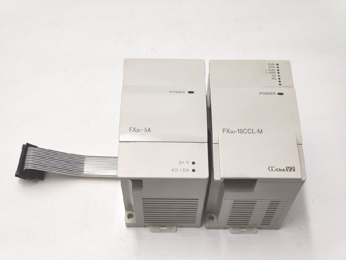 インボイス対応 中古 三菱 シーケンサ FX2N-5A FX3U-16CCL-M シーケンサー セット