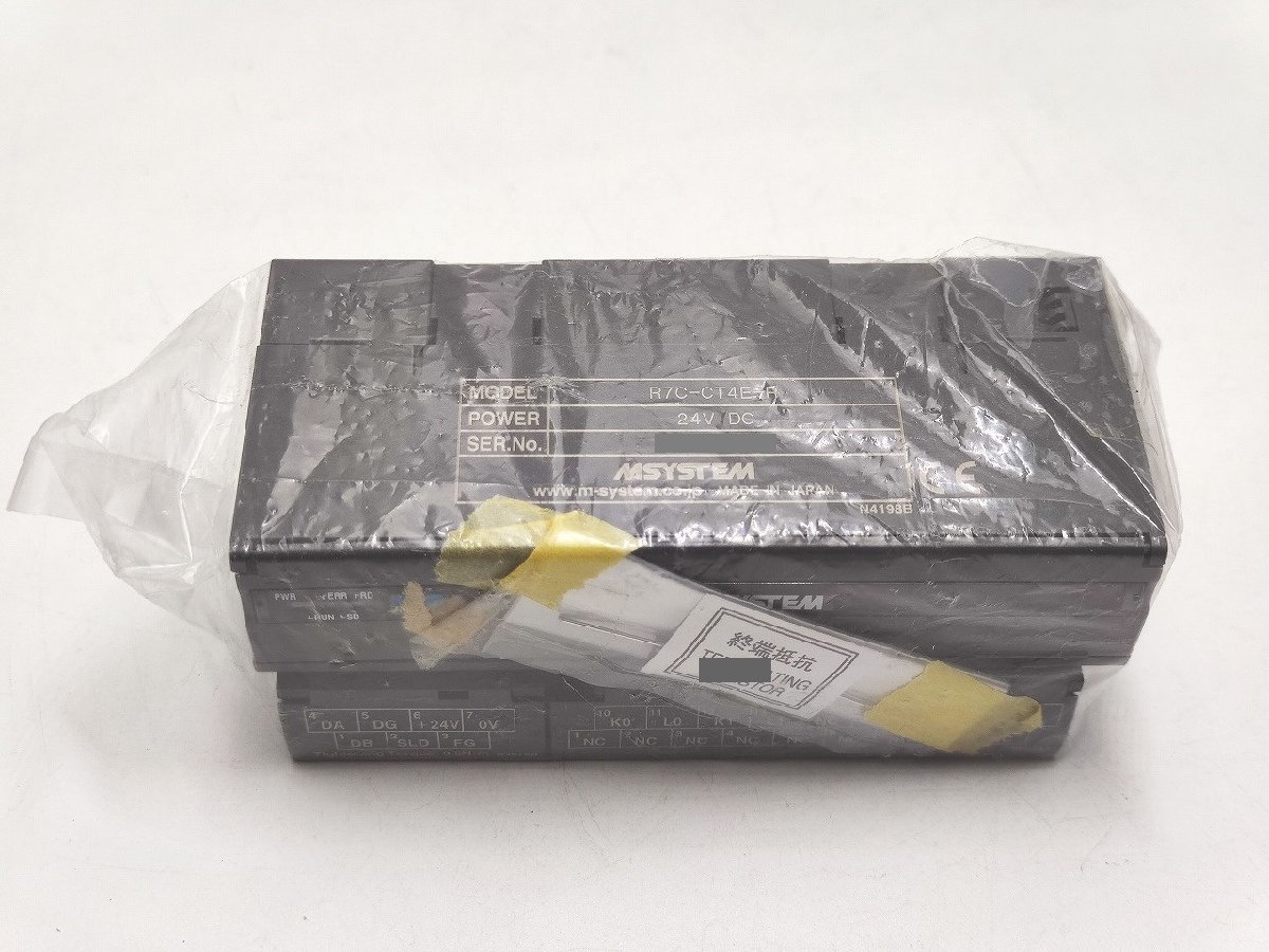インボイス対応 箱なし 中古か未使用か不明 M・SYSTEM R7C-CT4E-R 24VDC その2