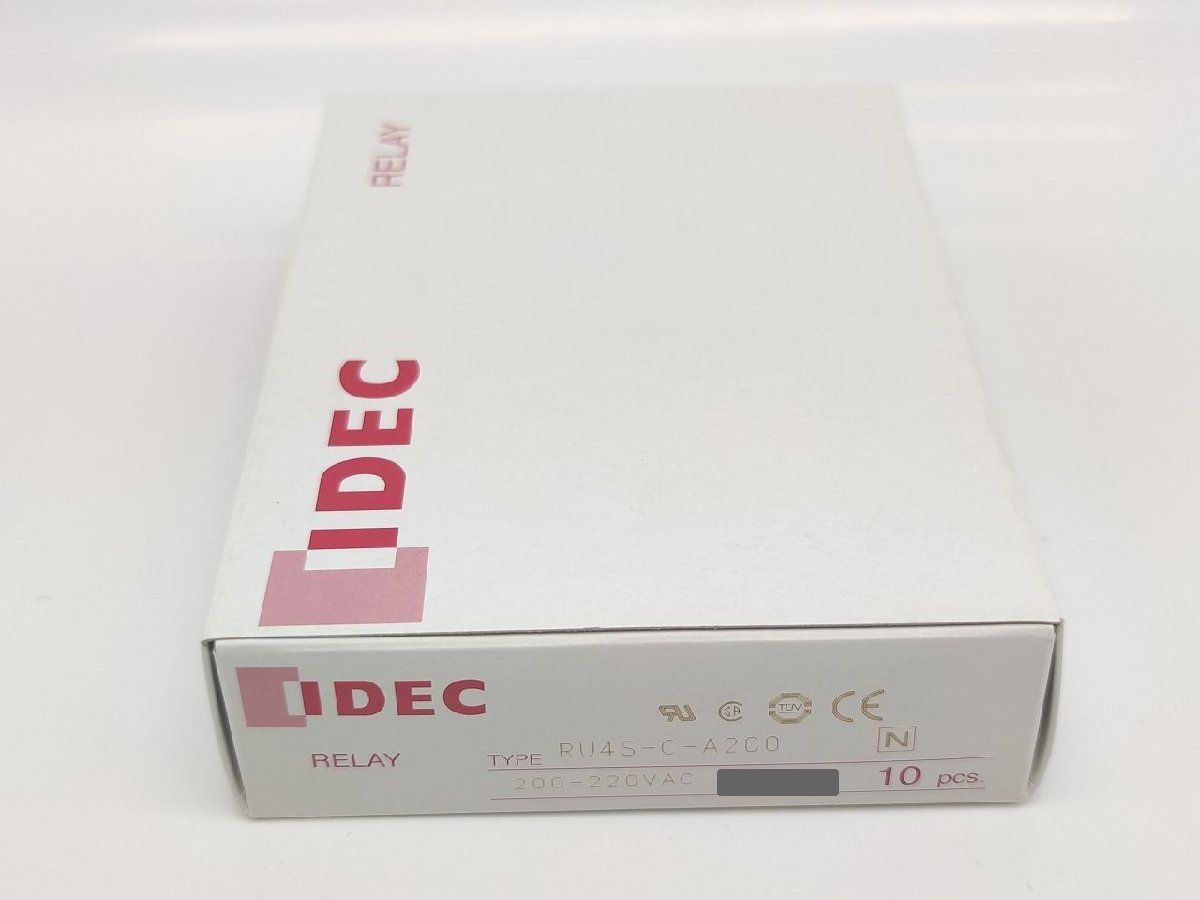 インボイス対応 新品 アイデック IDEC RU4S-C-A200 200-220VAC 10個セット その7