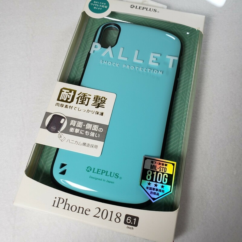 iPhone XR 対衝撃ハイブリッドケース ミントグリーン