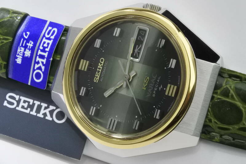 スペシャルモテル☆1972年製 SEIKO キング セイコー 5246-6030 バナック スペシャル 9面カットガラス 自動巻紳士腕時計　国産名機高級品