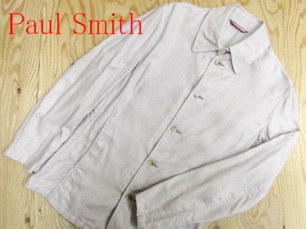 ★ポールスミス PoulSmith★メンズ ステンカラーデザイン コットンジャケット★R60128034A