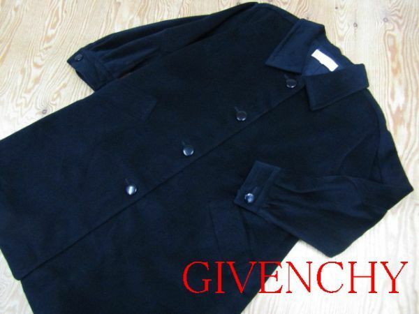 ★ジバンシー ジバンシィ GIVENCHY★レディース 80年代テイスト ウールコート★R60128002B