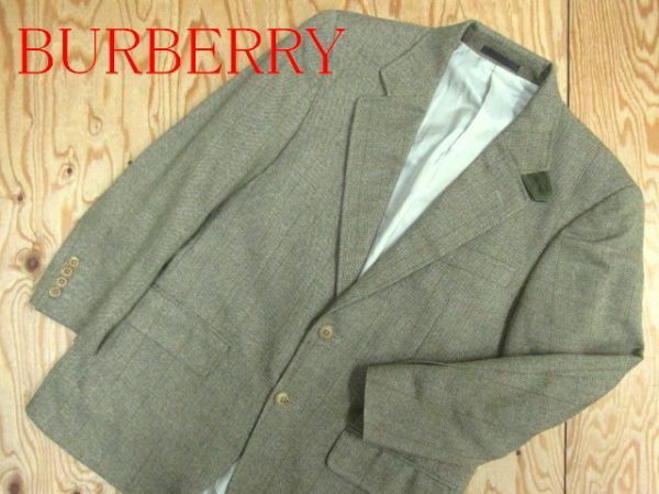 ★バーバリー BURBERRY★メンズ テーラードデザイン カシミヤ混 ウールジャケット★R60128004A