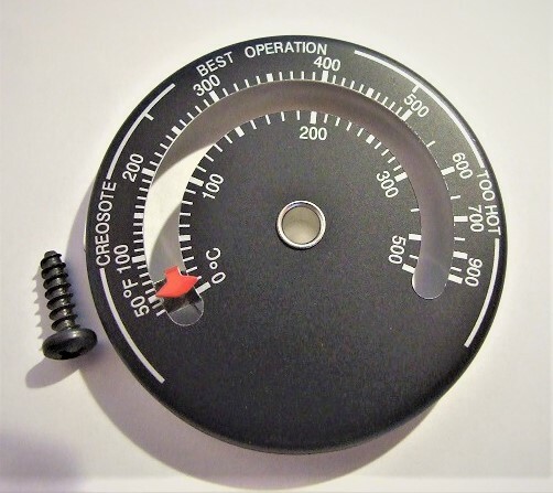 (新春特価)薪ストーブ用温度計　マグネット温度計　耐熱温度計　②