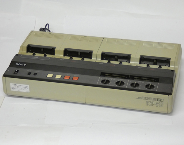 ■SONY ステレオ(4トラック4チャンネル) カセットテーププリンター デュプリケーター CCP-310 ダビング