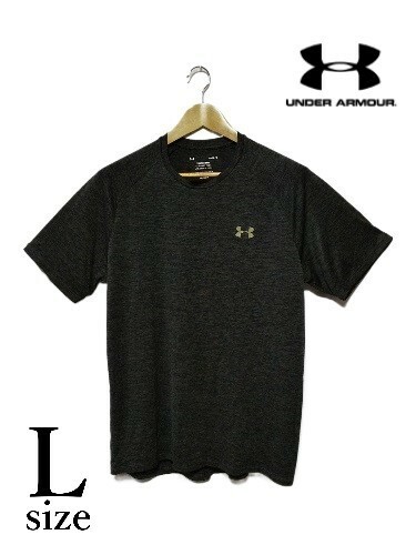 ［USED］Tシャツ アンダーアーマー グレー LG 203-0215