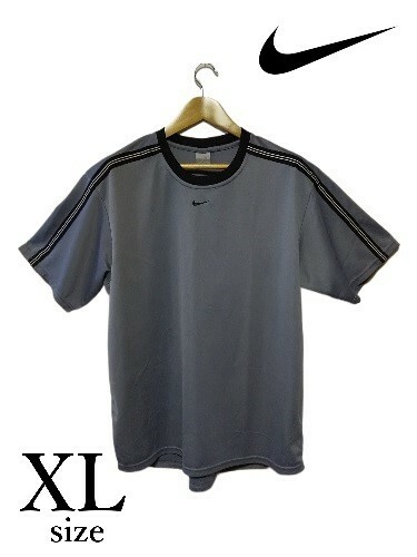 ［USED］Tシャツ ナイキ グレー XL ※ほつれ箇所あり。203-0221