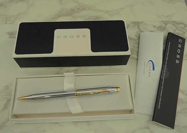 CROSS 3302WG クロス センチュリーII ボールペン 中古美品 M字 黒 0813E