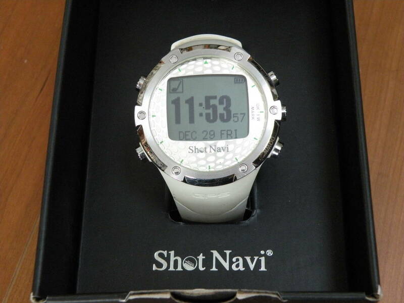 ★★ショットナビ(Shot Navi) ゴルフナビ GPS W1-FW 腕時計型 A3