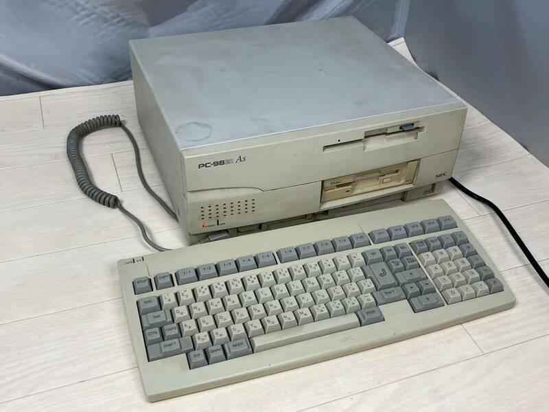 【ヘ03】NEC デスクトップパソコン PC-9821as レトロパソコン 保管品