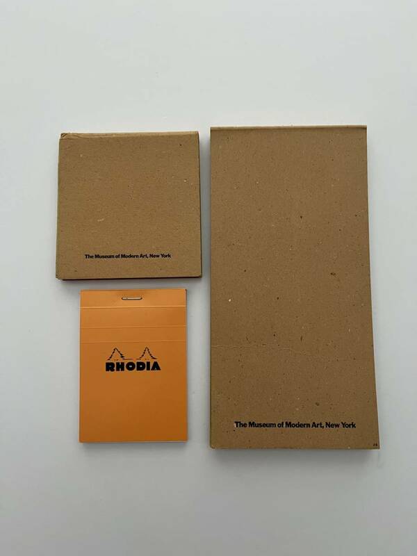 ＊MoMA TEMPI DI CARTA イタリア製 メモパッド 2個 RHODIA ブロック ロディア メモ 用紙 ペーパー アメリカ購入 匿名発送