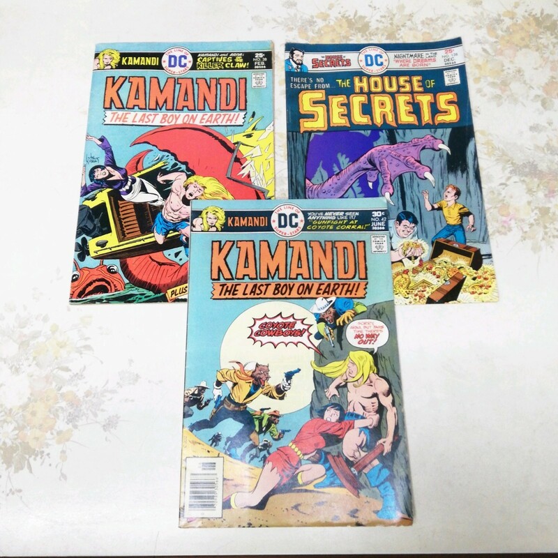 【ジャンク】 アメコミ3冊 KAMANDI / THE HOUSE OF SECRETS アメリカンコミック 良品専科アメコミ No.10